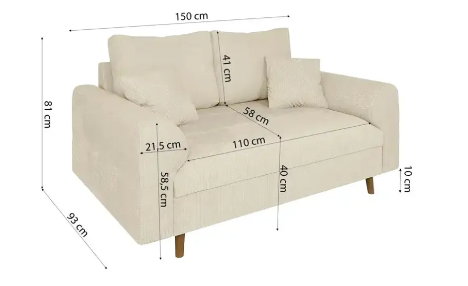 S-STYLE Einzelsofa Trygve