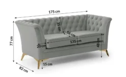 S-STYLE Einzelsofa Wilhelm