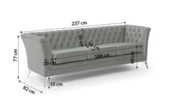 S-STYLE Einzelsofa Wilhelm