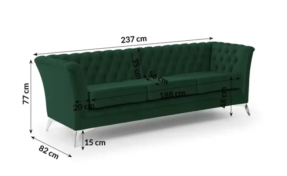S-STYLE Einzelsofa Wilhelm