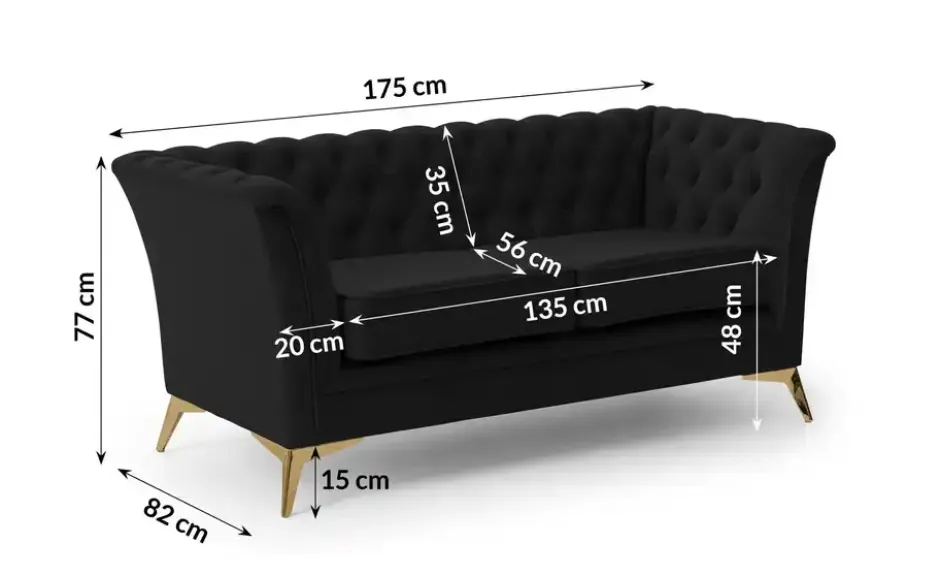 S-STYLE Einzelsofa Wilhelm