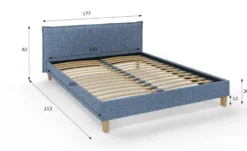 S-STYLE Polsterbett Gabriella