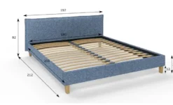 S-STYLE Polsterbett Gabriella