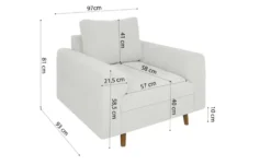 S-STYLE Sessel Lars