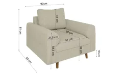 S-STYLE Sessel Maya