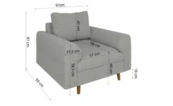 S-STYLE Sessel Maya