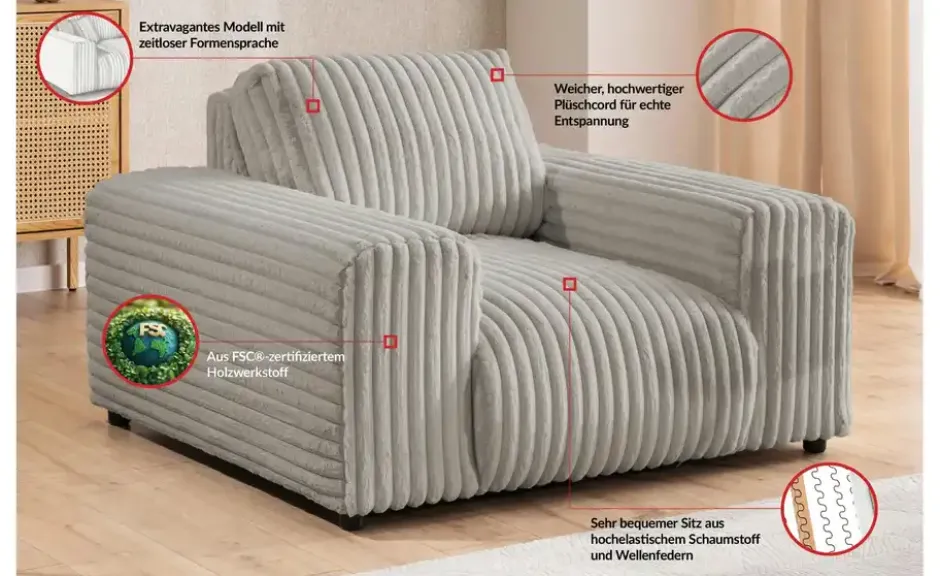 S-STYLE Sessel Mollis