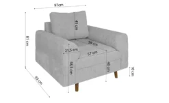 S-STYLE Sessel Trygve