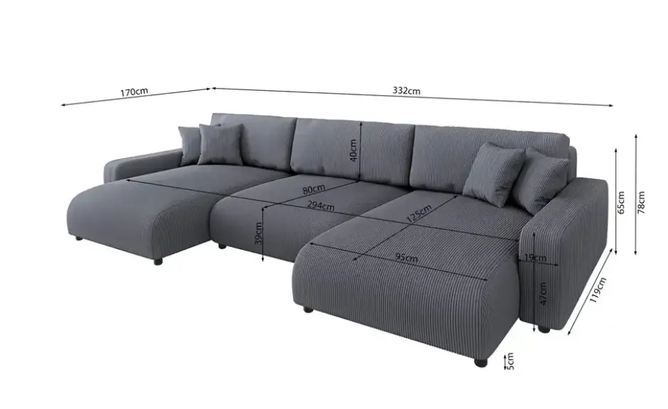 S-STYLE Wohnlandschaft Emma