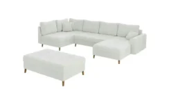 S-STYLE Wohnlandschaft mit Hocker Lars