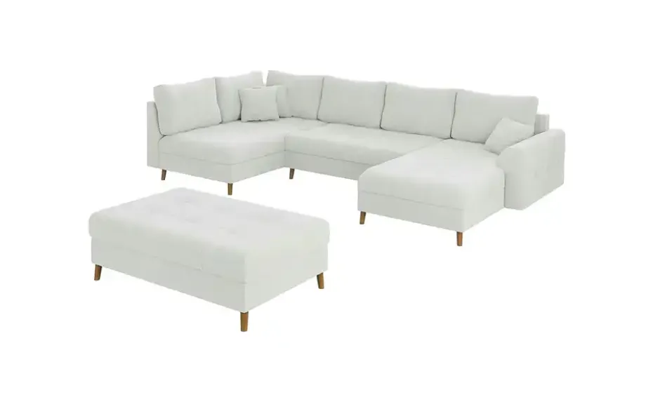 S-STYLE Wohnlandschaft mit Hocker Lars