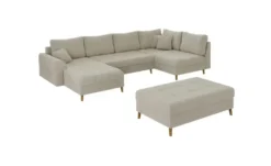 S-STYLE Wohnlandschaft mit Hocker Lars