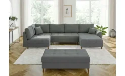 S-STYLE Wohnlandschaft mit Hocker Lars