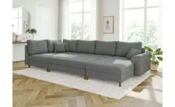 S-STYLE Wohnlandschaft mit Hocker Lars