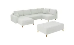 S-STYLE Wohnlandschaft mit Hocker Lars