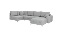 S-STYLE Wohnlandschaft mit Hocker Maya