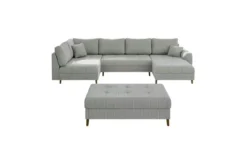S-STYLE Wohnlandschaft mit Hocker Maya