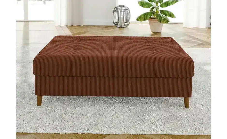 S-STYLE Wohnlandschaft mit Hocker Maya