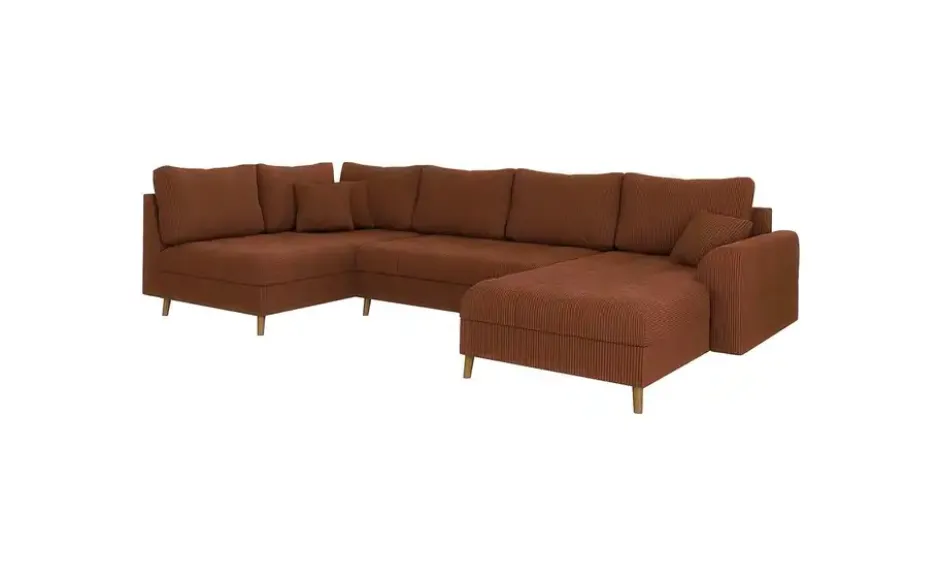 S-STYLE Wohnlandschaft mit Hocker Maya