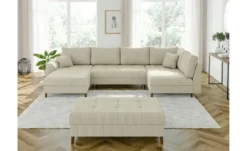 S-STYLE Wohnlandschaft mit Hocker Maya