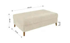 S-STYLE Wohnlandschaft mit Hocker Trygve
