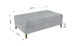 S-STYLE Wohnlandschaft mit Hocker Trygve