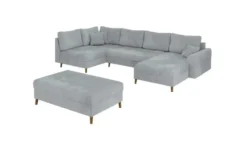 S-STYLE Wohnlandschaft mit Hocker Trygve