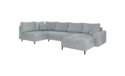 S-STYLE Wohnlandschaft mit Hocker Trygve