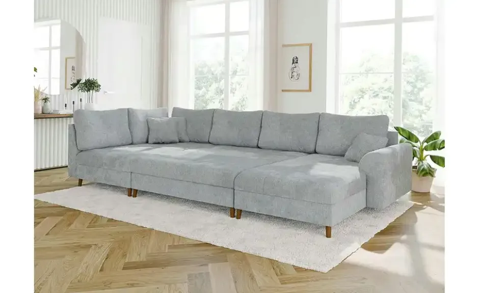 S-STYLE Wohnlandschaft mit Hocker Trygve