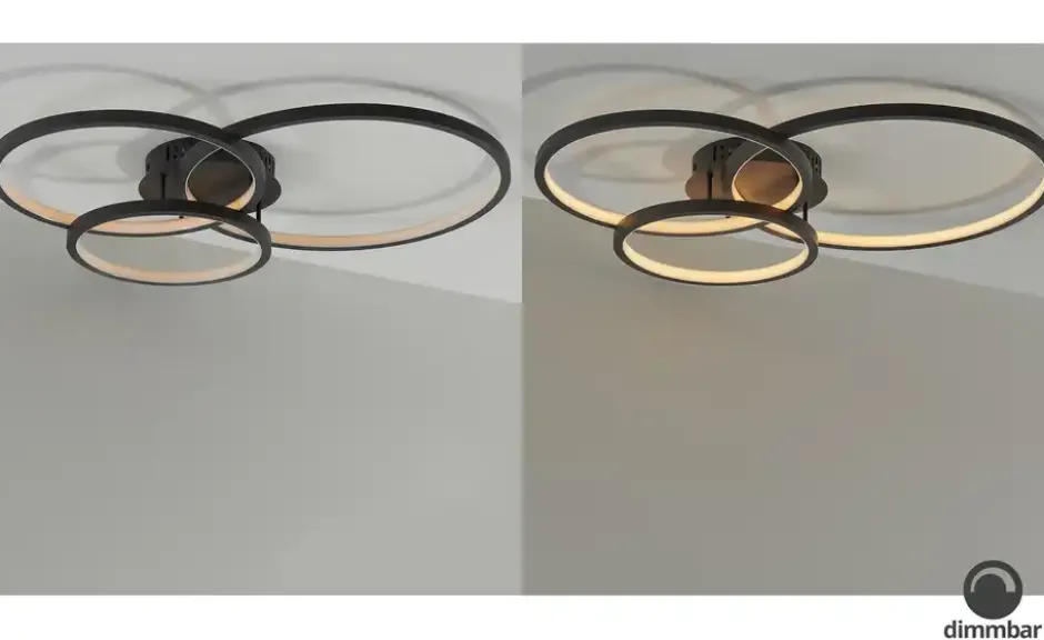 Trio LED Deckenleuchte 3-flammig