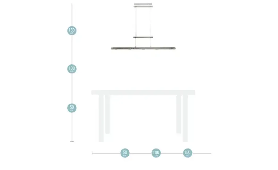 Trio LED Pendelleuchte