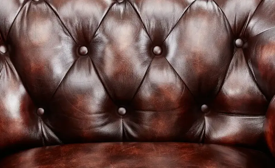 uno Ledersessel Chesterfield