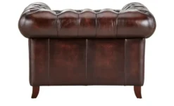uno Ledersessel Chesterfield