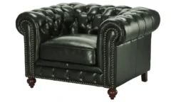 uno Ledersessel Chesterfield