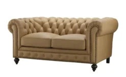 uno Ledersofa Chesterfield