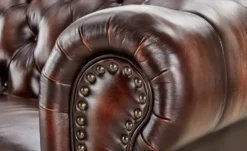 uno Ledersofa Chesterfield