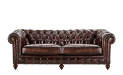 uno Ledersofa Chesterfield