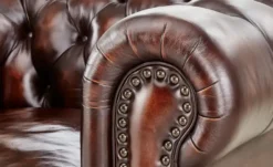 uno Ledersofa Chesterfield