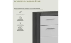 Unterschrank SCHLOONSEE, Breite 74cm, 2 Tür, 1 Schubkasten, 2 Fächer, MDF-Front in verschiedenen Farben erhältlich, Badmöbel, Badschrank, Kommode, Bad Schloonsee