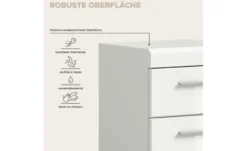 Unterschrank SCHLOONSEE, Breite 37cm, 1 Tür, 1 Schubkasten, 2 Fächer, MDF-Front in verschiedenen Farben erhältlich, Badmöbel, Badschrank, Kommode, Bad Schloonsee