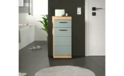 Unterschrank SCHLOONSEE, Breite 37cm, 1 Tür, 1 Schubkasten, 2 Fächer, MDF-Front in verschiedenen Farben erhältlich, Badmöbel, Badschrank, Kommode, Bad Schloonsee