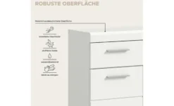 Unterschrank SCHLOONSEE, Breite 74cm, 2 Tür, 1 Schubkasten, 2 Fächer, MDF-Front in verschiedenen Farben erhältlich, Badmöbel, Badschrank, Kommode, Bad Schloonsee