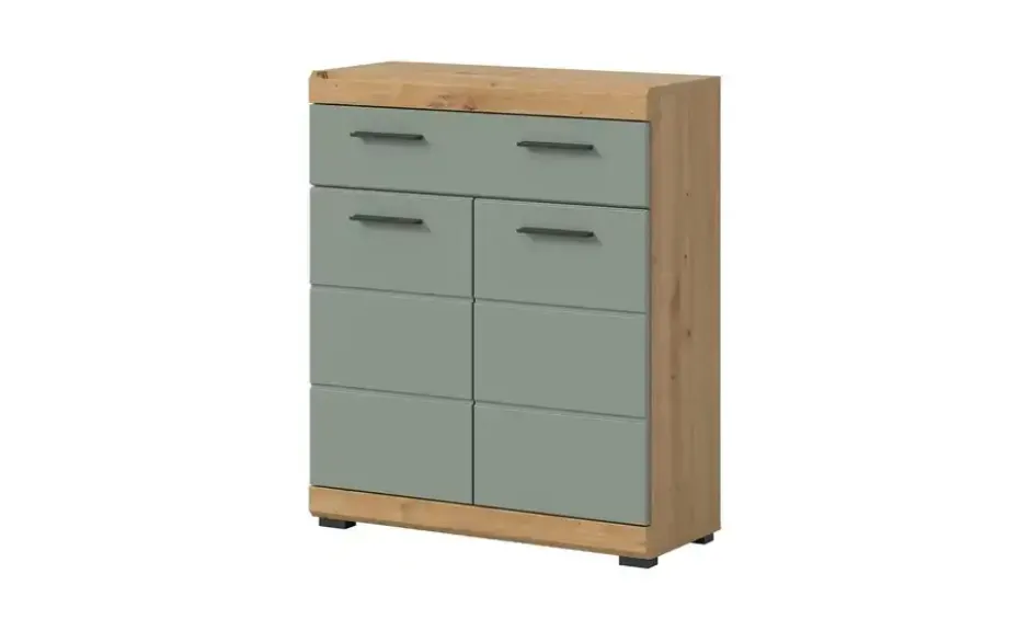 Unterschrank SCHLOONSEE, Breite 74cm, 2 Tür, 1 Schubkasten, 2 Fächer, MDF-Front in verschiedenen Farben erhältlich, Badmöbel, Badschrank, Kommode, Bad Schloonsee