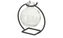 Vase mit Metallständer