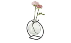 Vase mit Metallständer