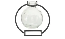 Vase mit Metallständer