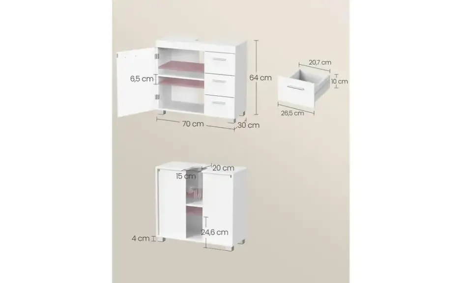 Waschbeckenunterschrank Karsen
