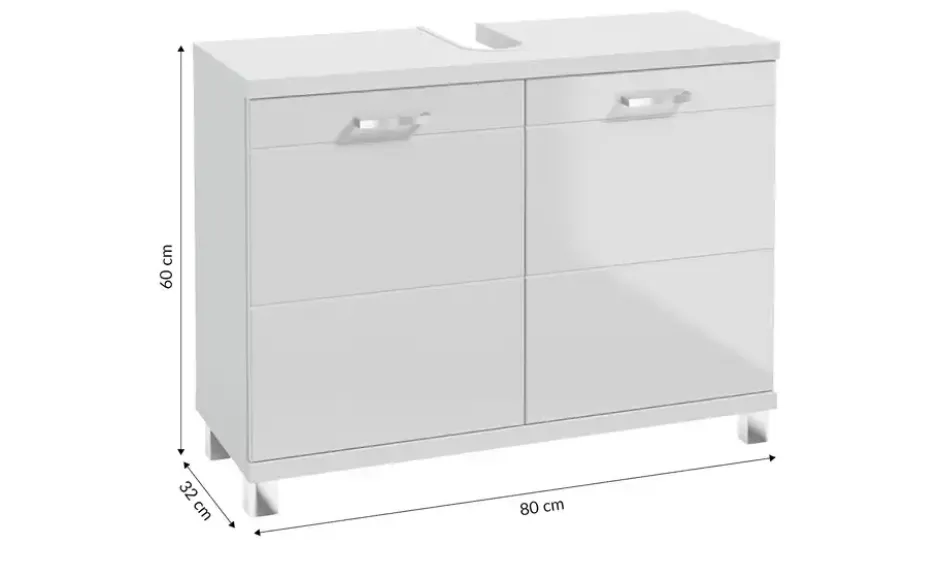 Waschbeckenunterschrank Nusa