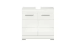 Waschbeckenunterschrank SCHLOONSEE, Breite 60cm, 2 Tür, 2 Fächer, mit Siphonausschnitt, MDF-Front in verschiedenen Farben erhältlich, Badmöbel, Badschrank, Kommode, Bad Schloonsee