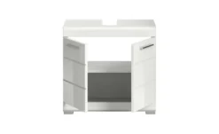 Waschbeckenunterschrank SCHLOONSEE, Breite 60cm, 2 Tür, 2 Fächer, mit Siphonausschnitt, MDF-Front in verschiedenen Farben erhältlich, Badmöbel, Badschrank, Kommode, Bad Schloonsee